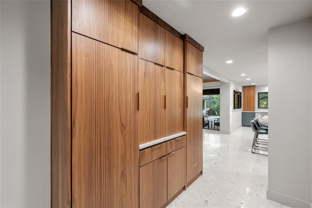 3400 MacArthur Drive Waco, TX 76708 - Photo 17 of 40 Custom Built in pantry right across from a walk in pantry