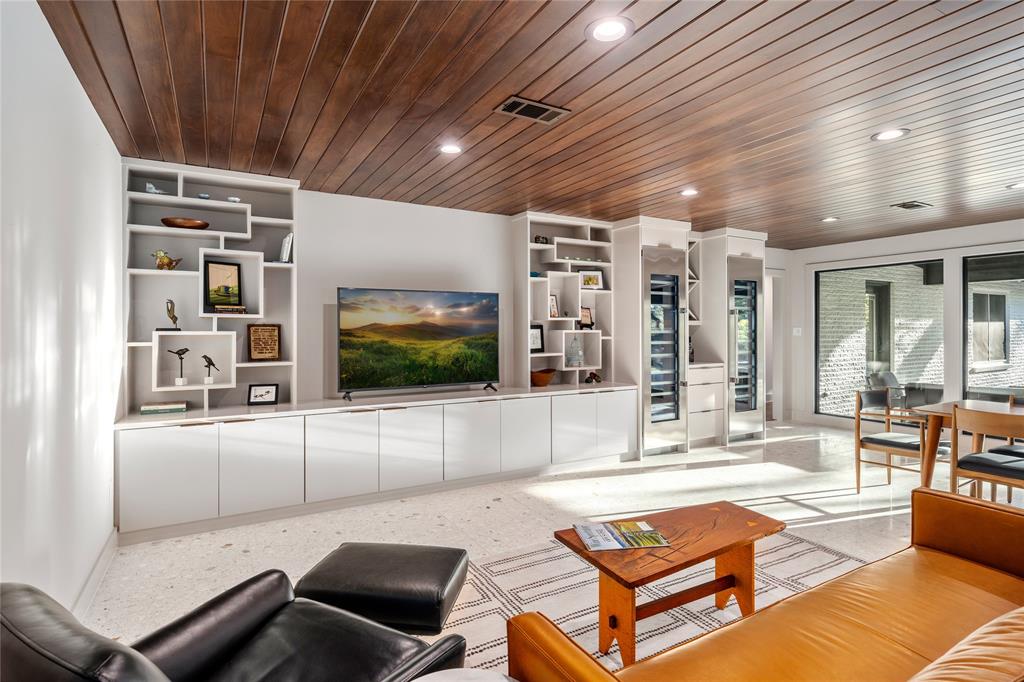 3400 MacArthur Drive Waco, TX 76708 - Photo 3 of 40 Open Living with view of backyard, pool, mature trees.