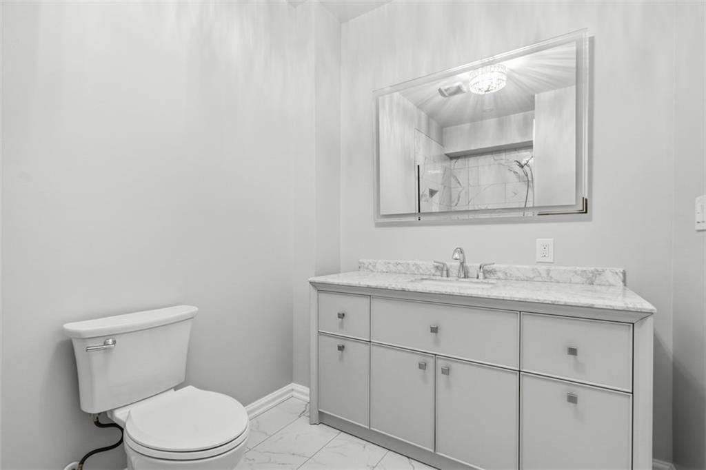 494 Ross Road Eighty Four, PA 15330 - Photo 44 of 50 Lower Level full bathroom w/lighted mirror