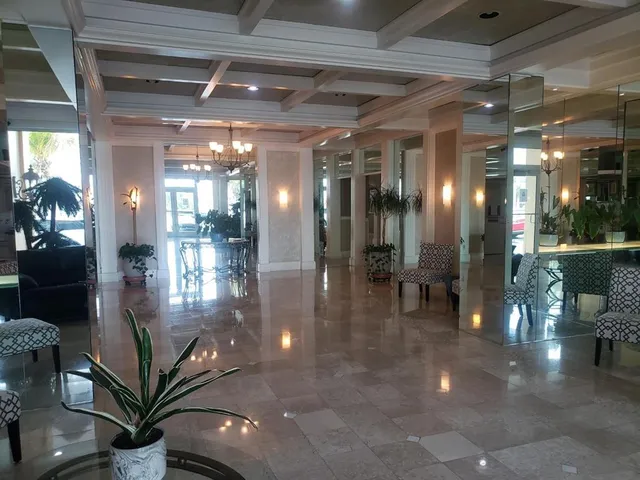 a view of a lobby with livingroom