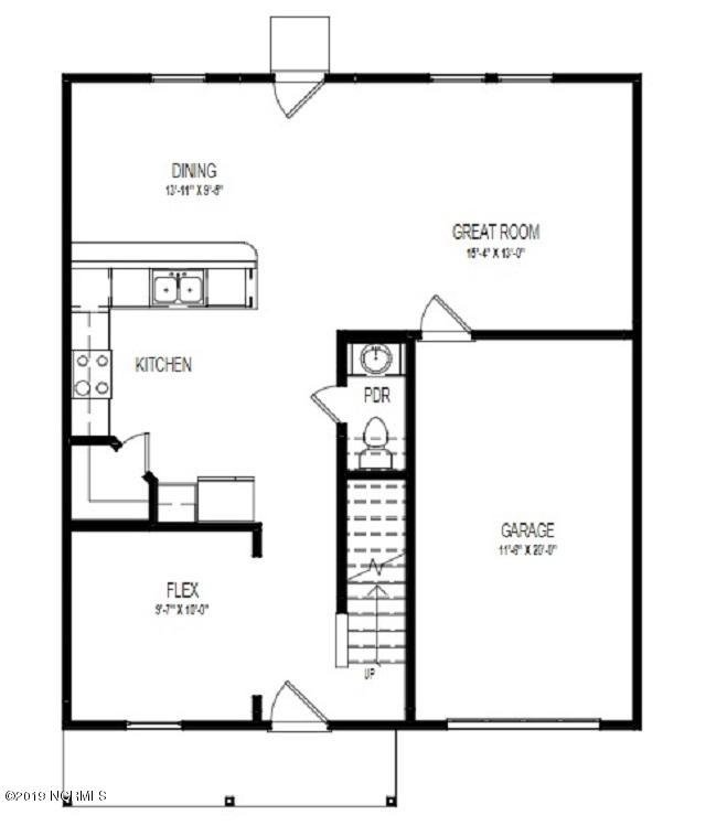 1981 Fish Pond Road Greenville, NC 27834 - Photo 2 of 3 1801 1-Car - Floor Plan - BROCHURE - GRP