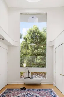 a view of a window in a room