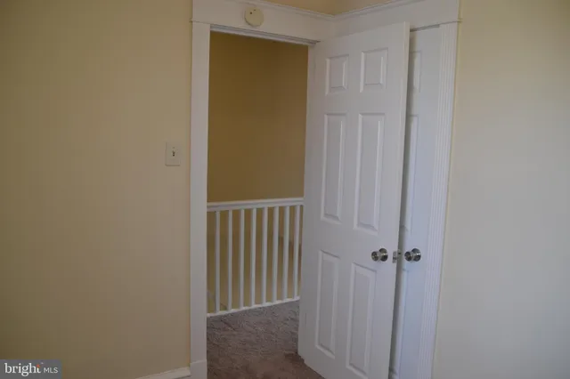 a view of a window in a room