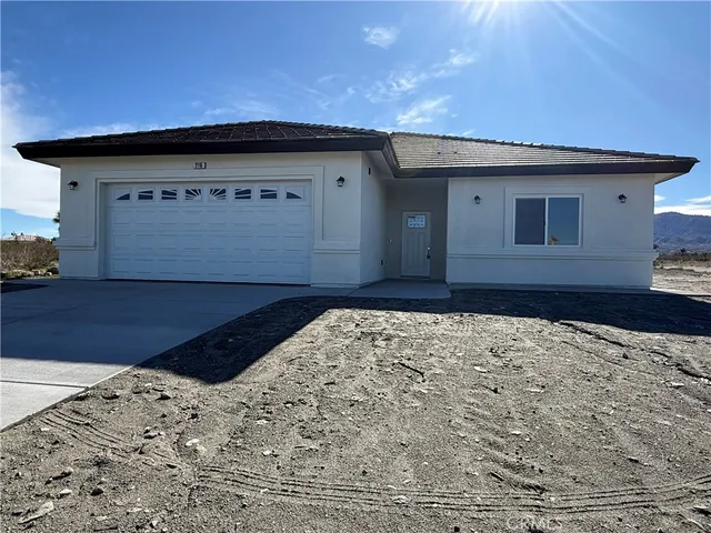 a view of a wooden door