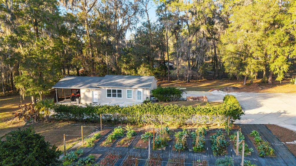 9080 Southwest 19th Avenue Road Ocala, FL 34476 - Photo 55 of 100 a front view of a house with a yard and large trees