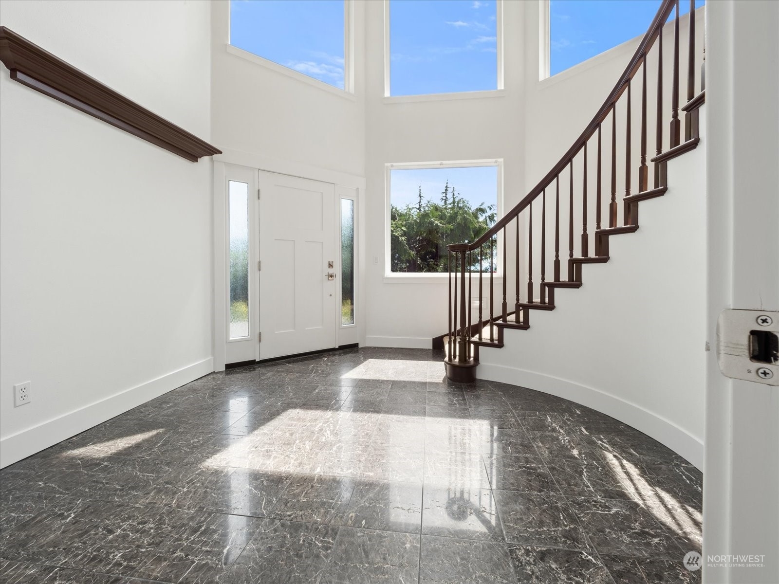 4191 Islander Way Anacortes, WA 98221 - Photo 27 of 40 a view of entryway and hall with wooden floor