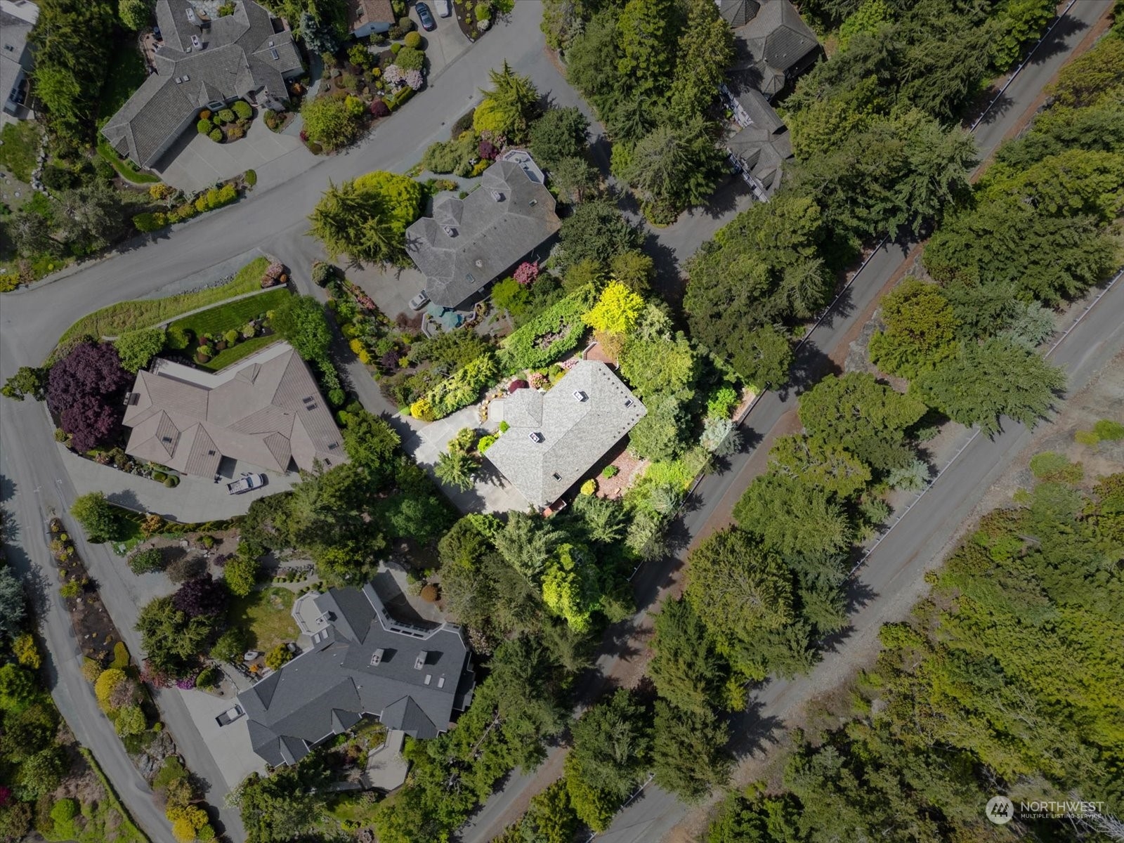 4191 Islander Way Anacortes, WA 98221 - Photo 36 of 40 an aerial view of a house with a yard