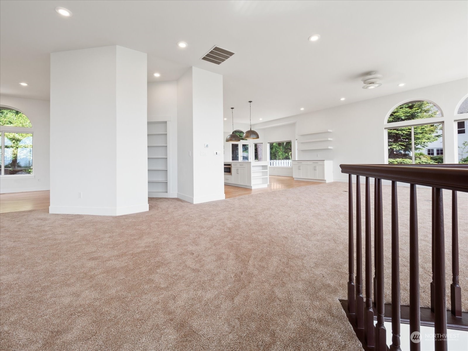 4191 Islander Way Anacortes, WA 98221 - Photo 10 of 40 a view of a hallway with workspace
