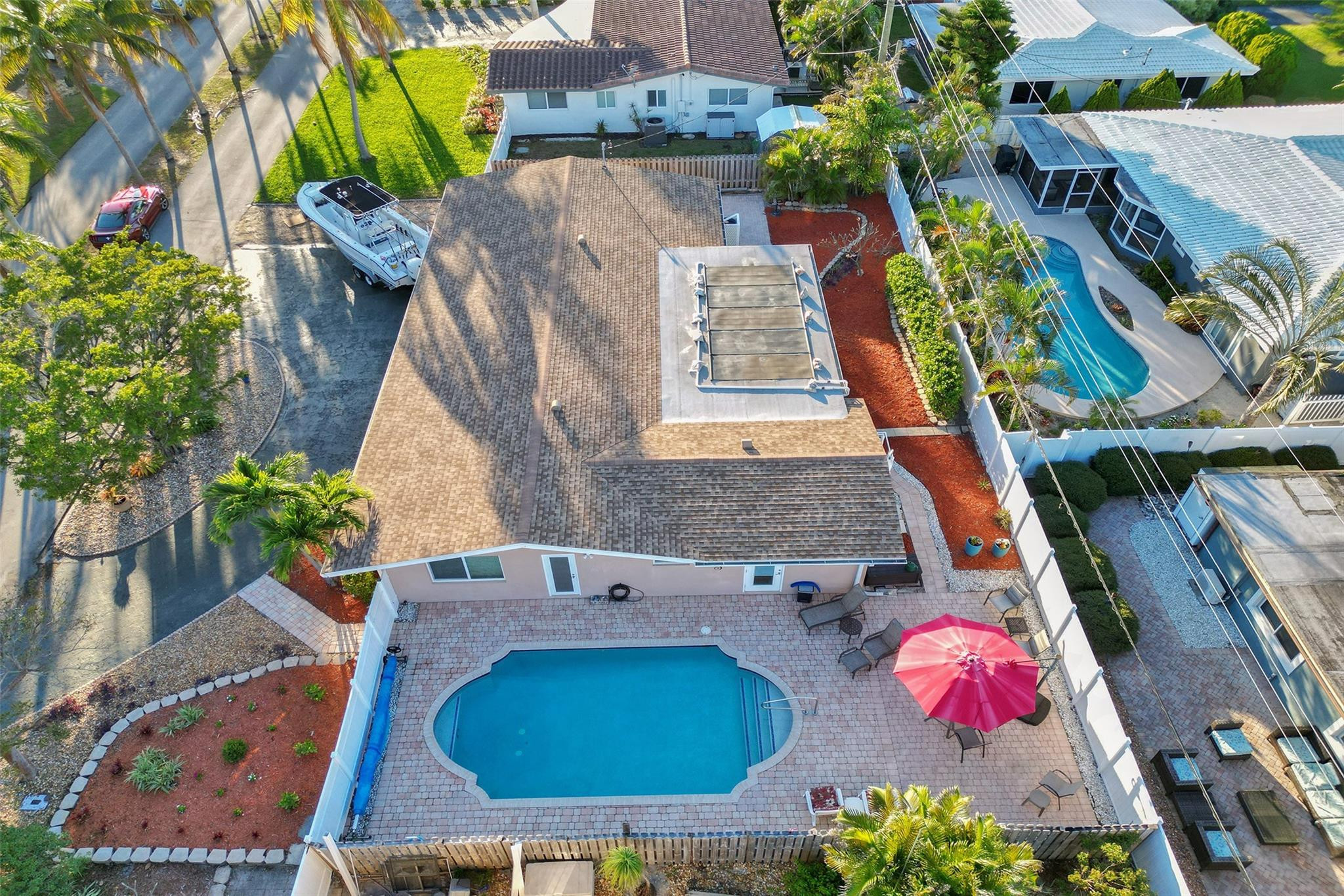 2585 Southeast 3rd Street Pompano Beach, FL 33062 - Photo 62 of 71 an aerial view of house with yard