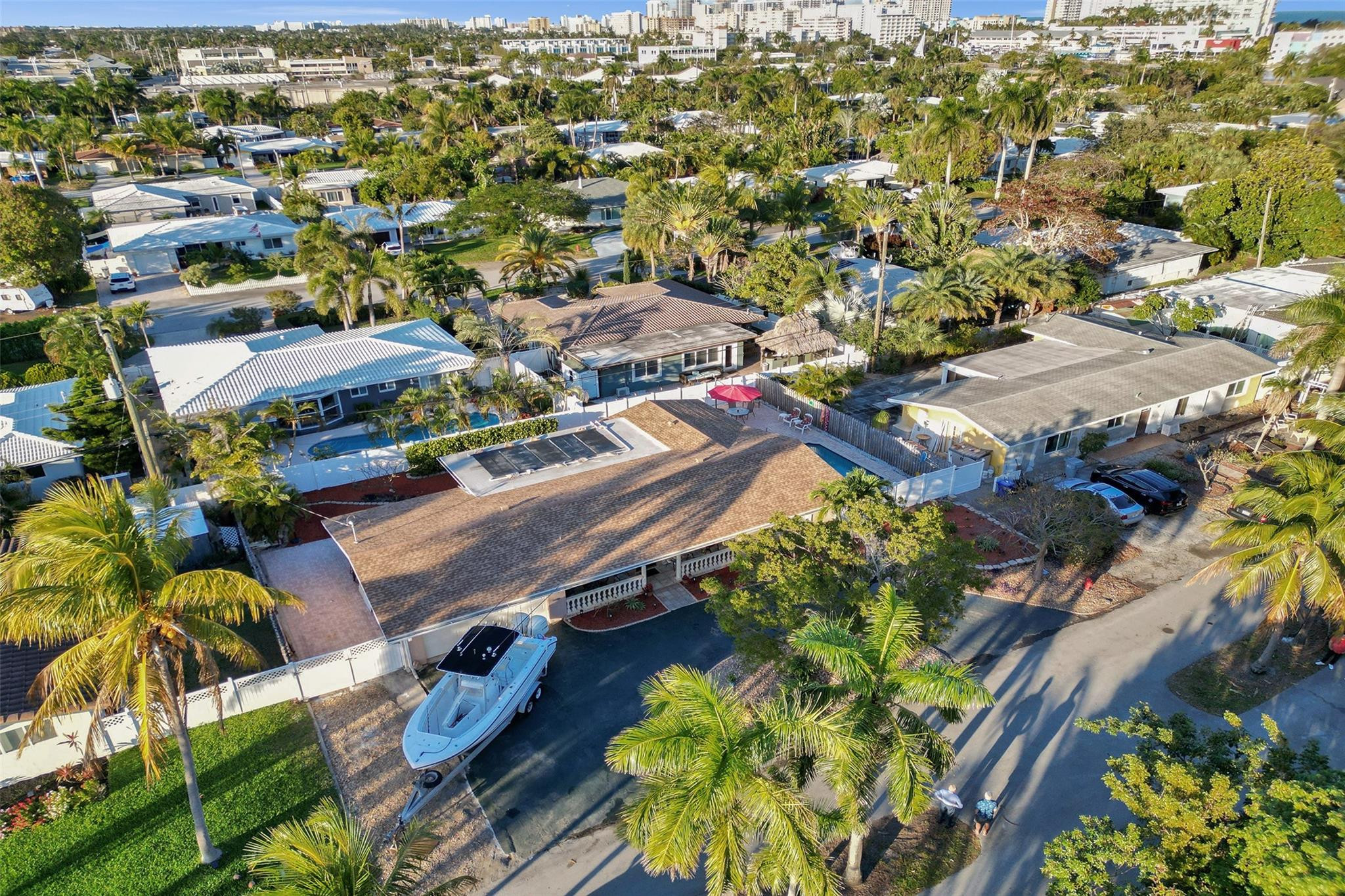 2585 Southeast 3rd Street Pompano Beach, FL 33062 - Photo 71 of 71 an aerial view of residential houses with outdoor space