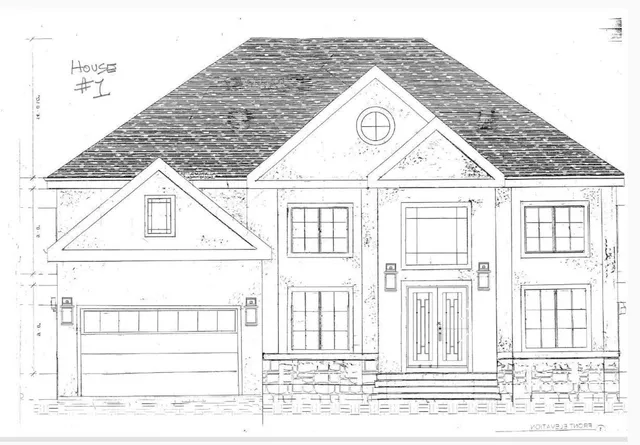 a view of a white building