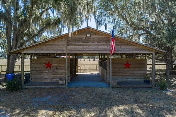a view of a road with an ocean view