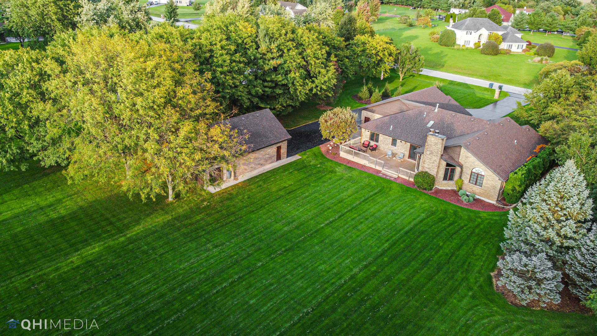 26824 South Winfield Road Monee, IL 60449 - Photo 4 of 42 an aerial view of a house with a yard