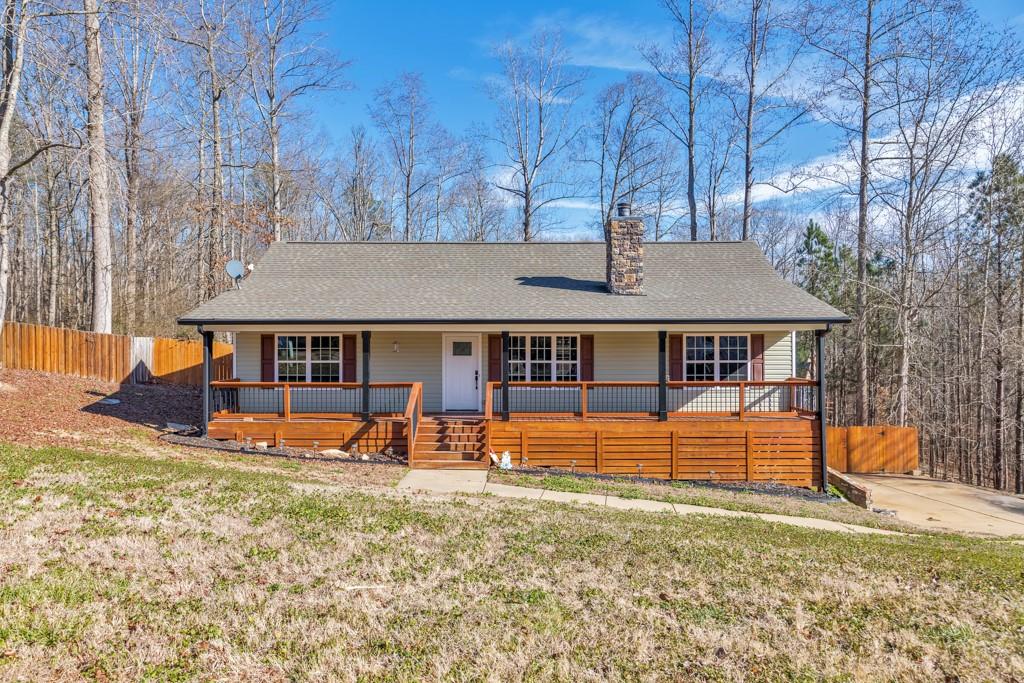 swimming pool with an outdoor seating