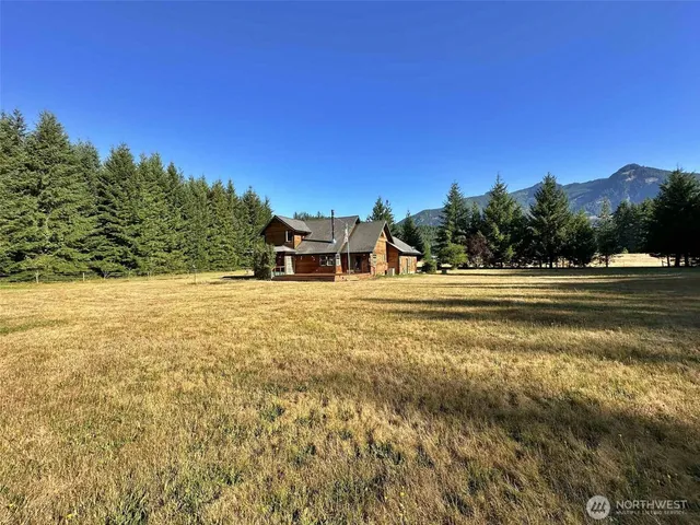 a roof deck with a yard