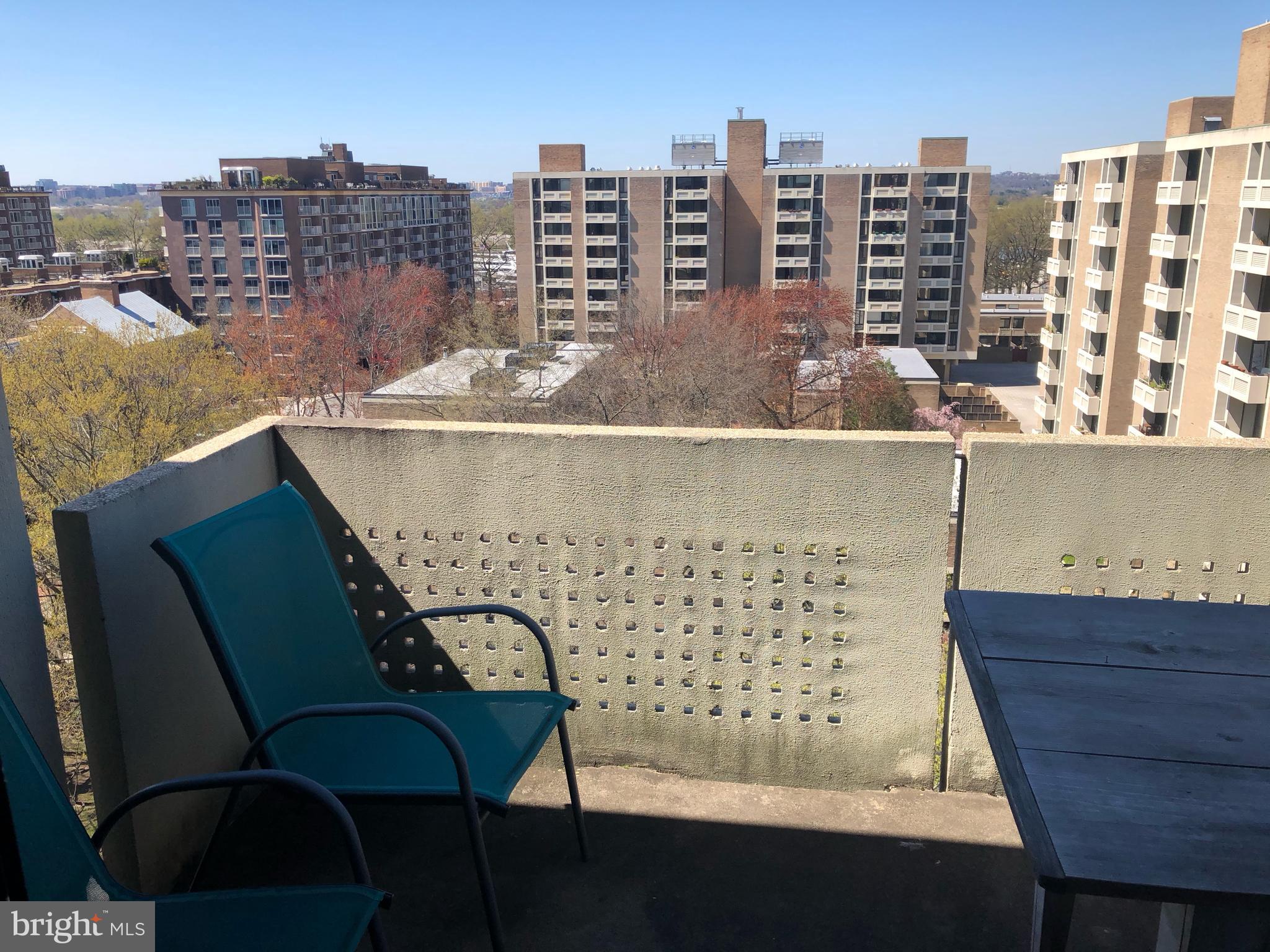 1250 4th Street Southwest, Unit W808 Washington, DC 20024 - Photo 6 of 28 Balcony pic from the tenant