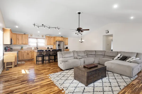 a view of a bathroom with a shower