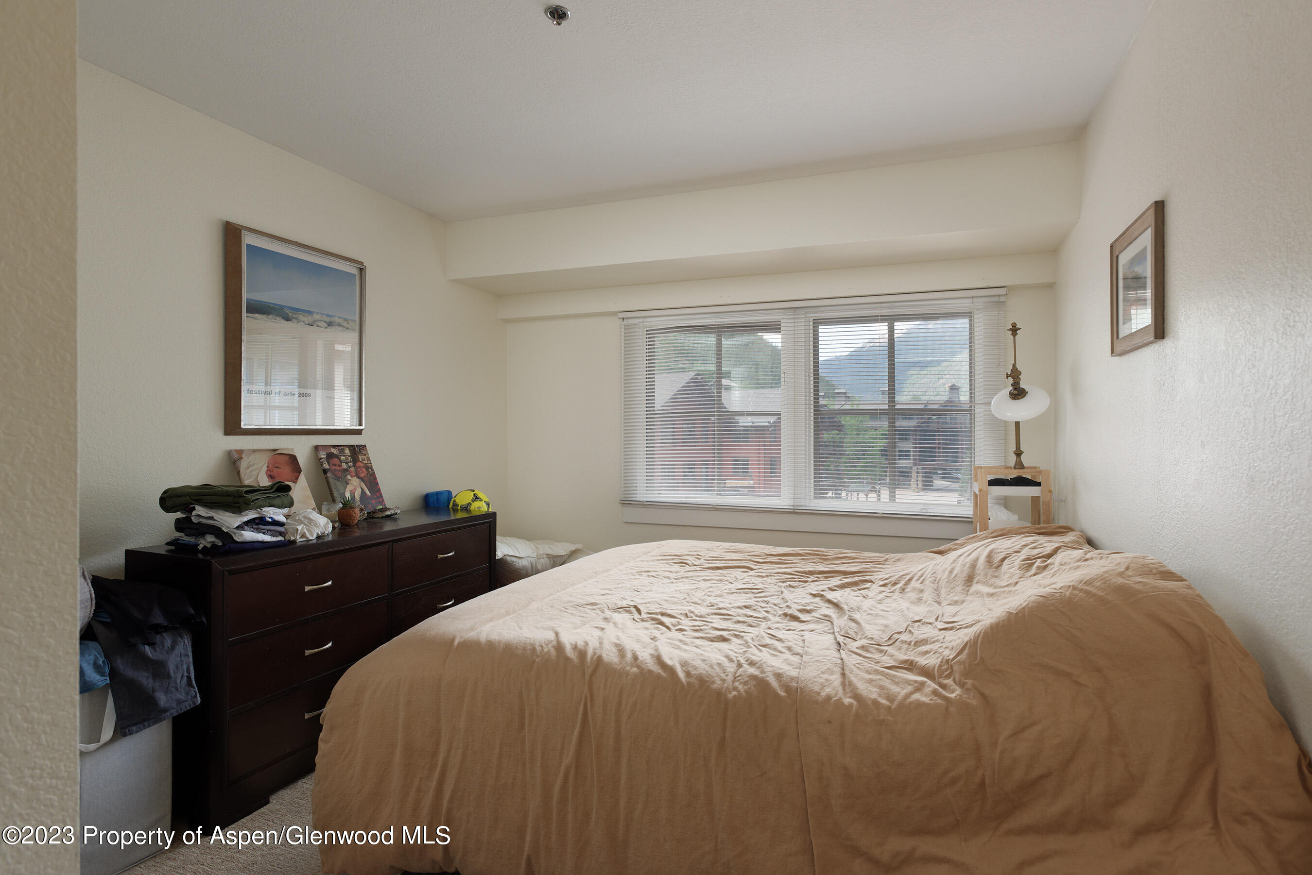 115 Boomerang Road, Unit 5401 Aspen, CO 81611 - Photo 6 of 7 a bedroom with a bed and a window