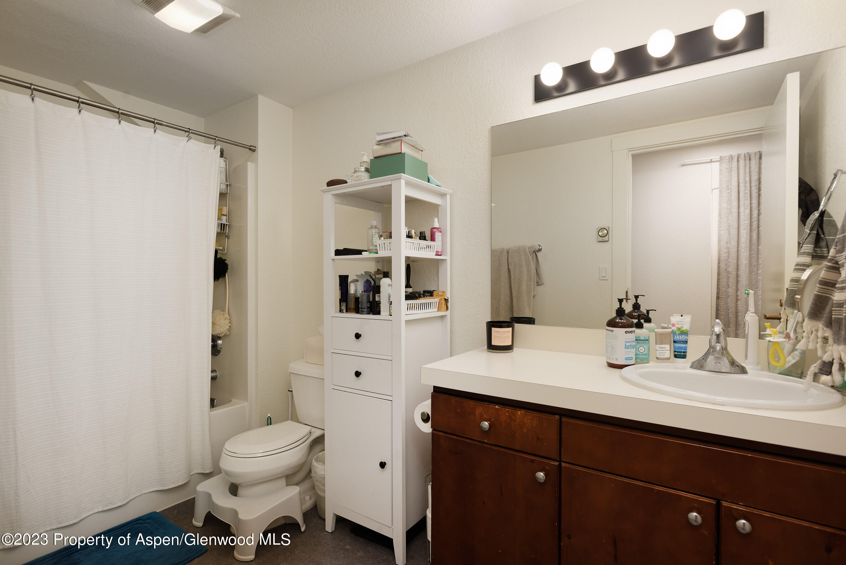 115 Boomerang Road, Unit 5401 Aspen, CO 81611 - Photo 7 of 7 a bathroom with a sink a toilet and shower