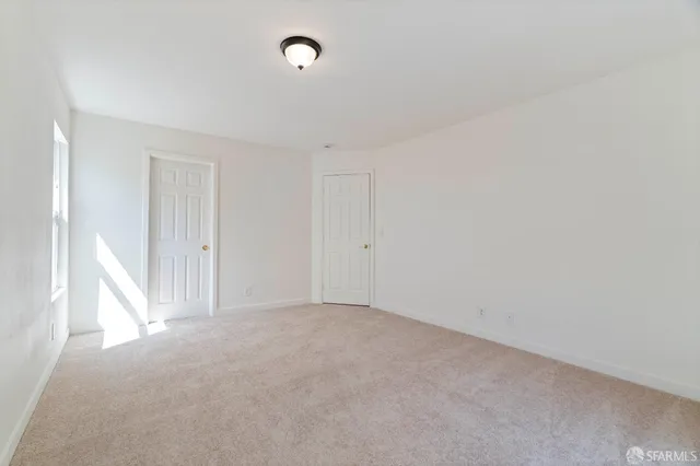 a view of empty room