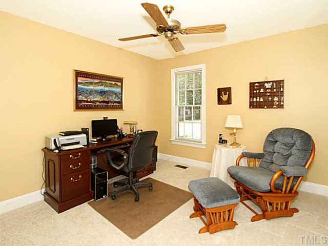 2812 Halfhitch Trail Raleigh, NC 27615 - Photo 16 of 23 This bedroom, on the main level, is currently used as an office.