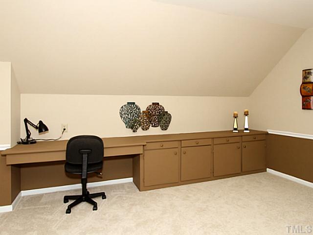 2812 Halfhitch Trail Raleigh, NC 27615 - Photo 18 of 23 Built-ins in upstairs bedroom. Great for office or hobbies.