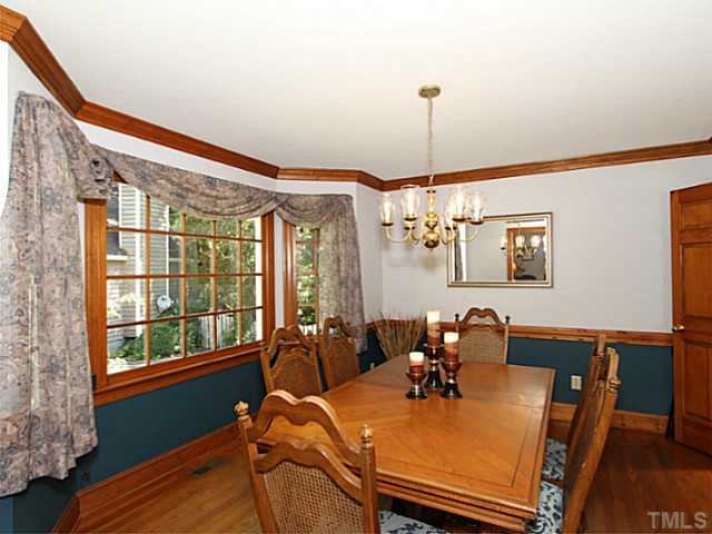 2812 Halfhitch Trail Raleigh, NC 27615 - Photo 6 of 23 Formal dining room with chair rail, crown molding