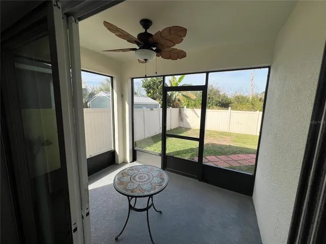 a view of outdoor space with ocean view