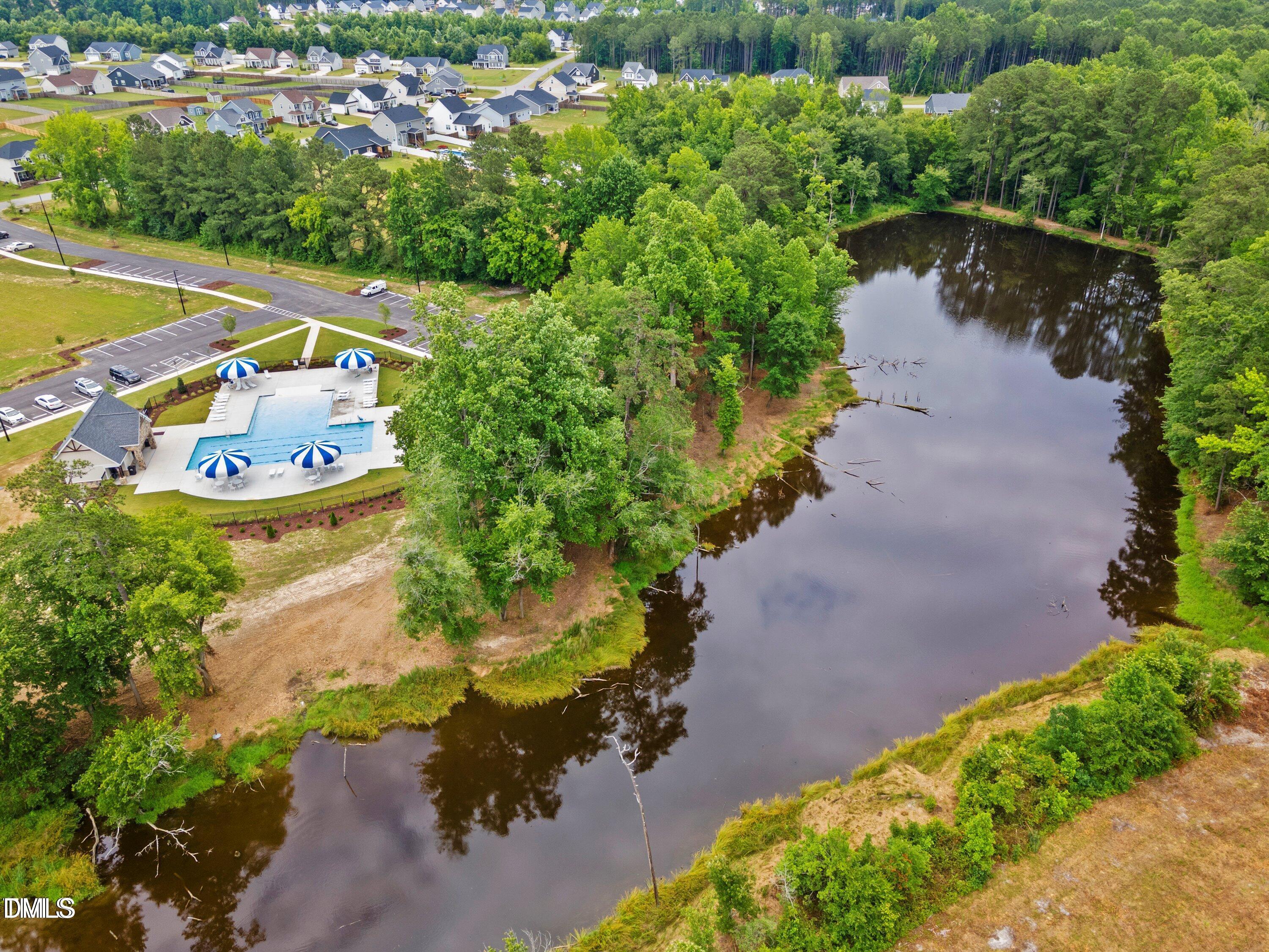 74 Cardovia Way Wendell, NC 27591 - Photo 30 of 34 an aerial view of a house with a yard