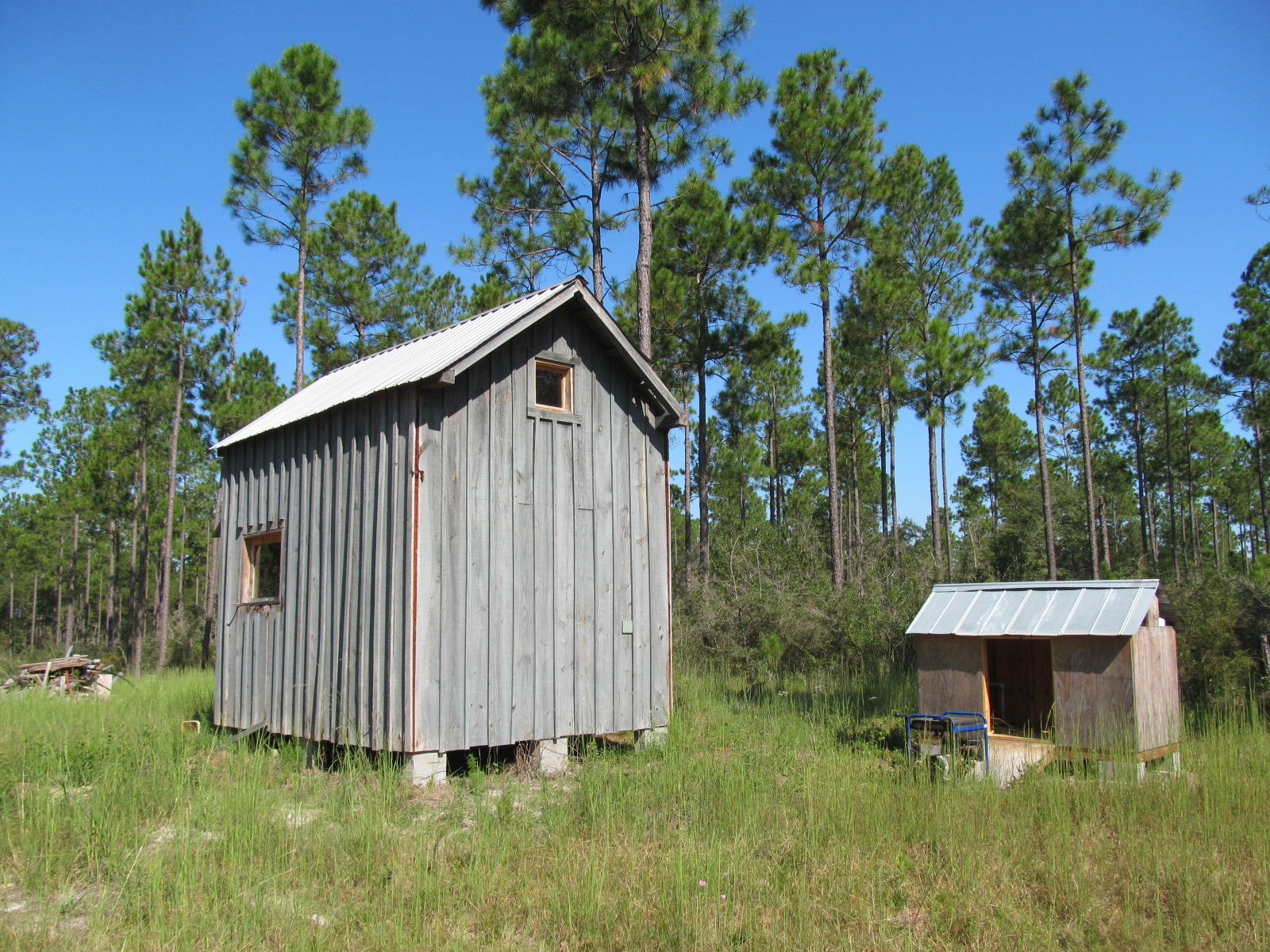 Cabin & well house