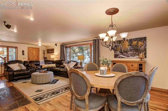 5790 Ona Road Cascade, CO 80809 - Photo 8 of 32 dining area off living room.