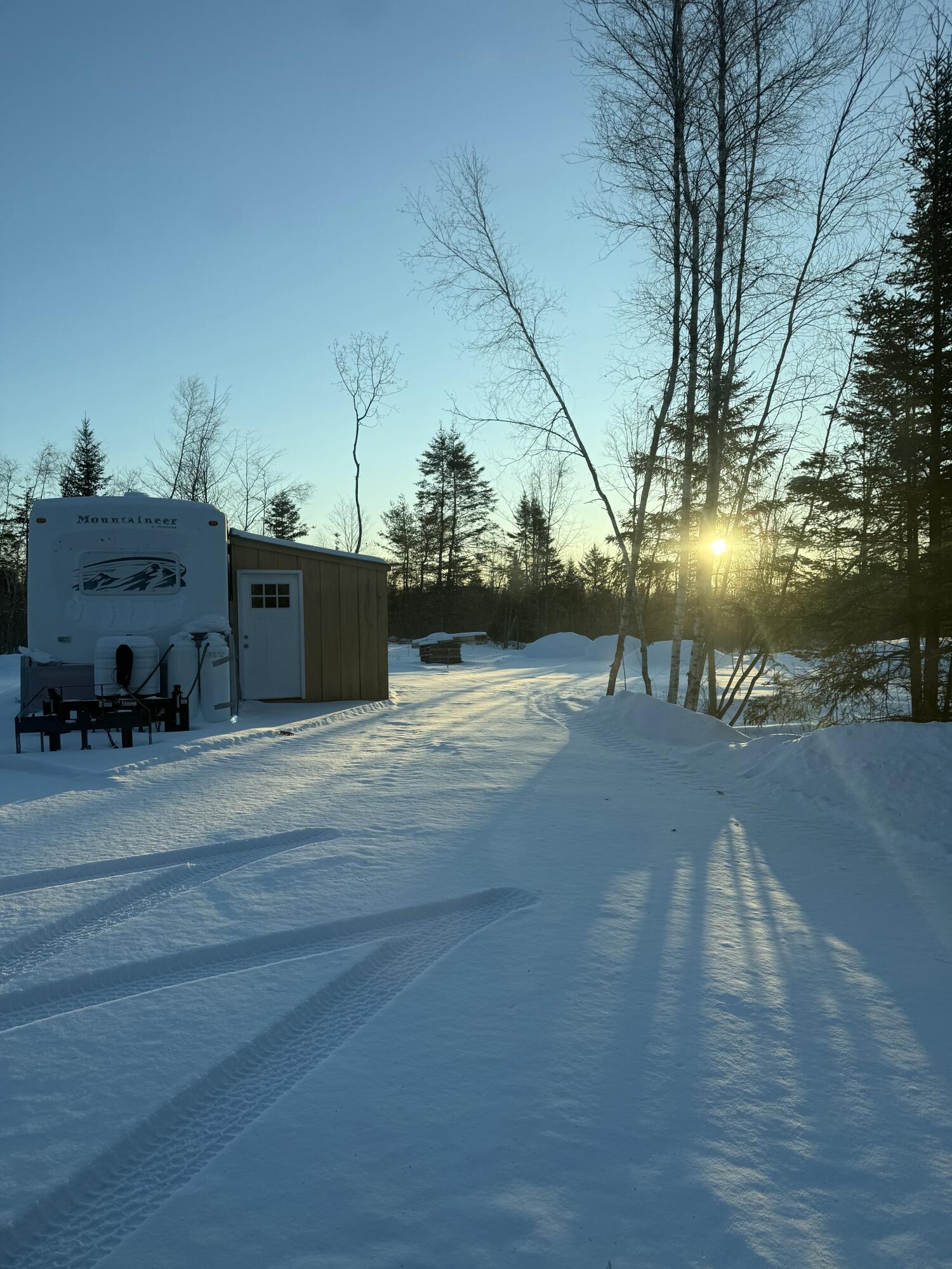 416 Woodbridge Corner Road Sherman, ME 04776 - Photo 18 of 18 snow on 416