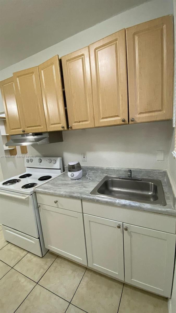 1021 Northwest 3rd Street, Unit 206 Miami, FL 33128 - Photo 3 of 13 a kitchen with appliances cabinets and a sink