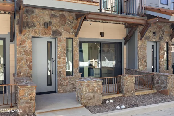 a view of a entryway door of the house