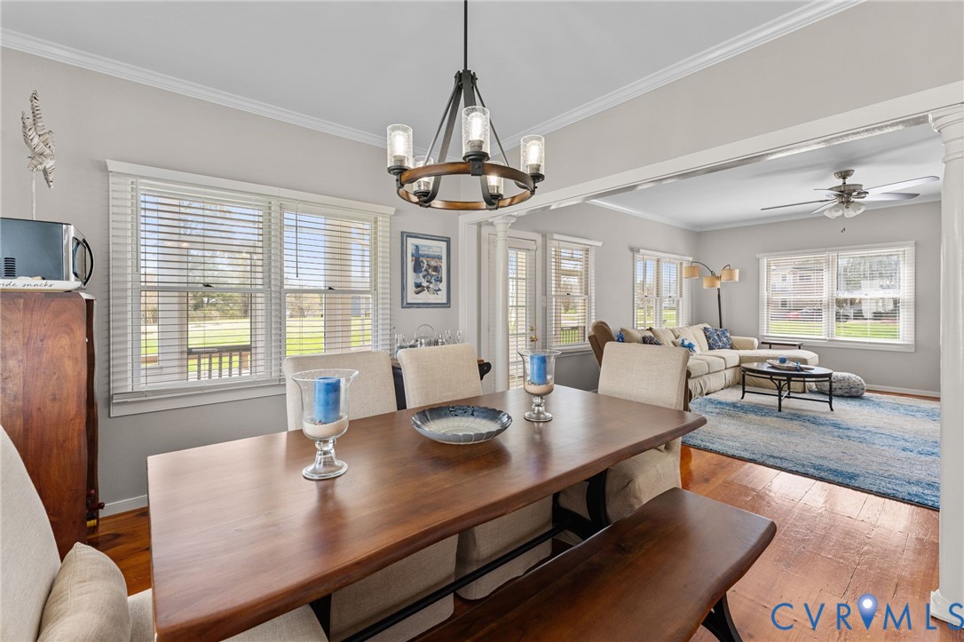 353 Jackson Creek Road Deltaville, VA 23043 - Photo 11 of 48 Large archway with decorative columns