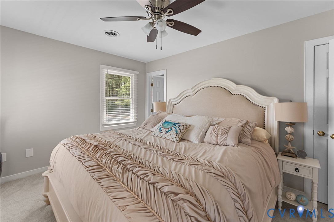 353 Jackson Creek Road Deltaville, VA 23043 - Photo 28 of 48 Primary has en-suite bathroom & walk-in closet