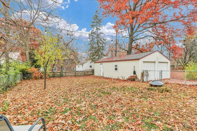 a house with trees in front of it