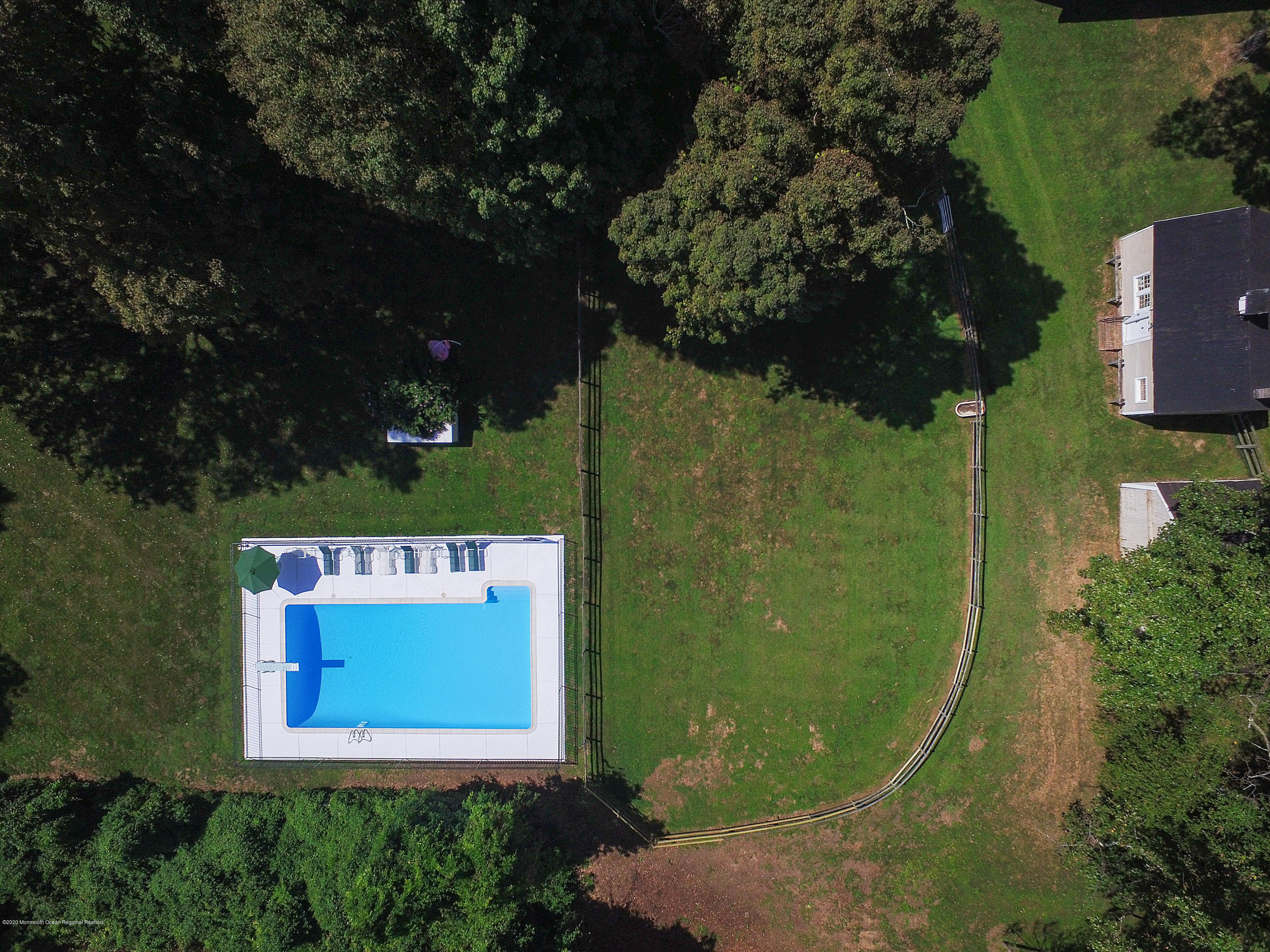 68 McCampbell Road Holmdel, NJ 07733 - Photo 56 of 64 aerial of pool