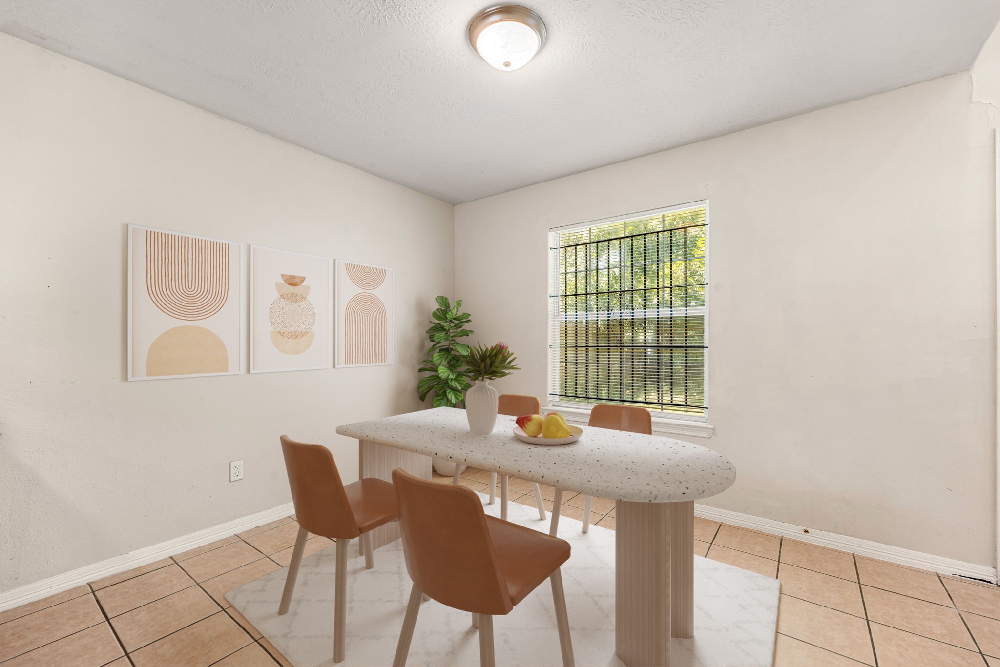 6418 England Street Houston, TX 77021 - Photo 9 of 29 a view of a dining room with furniture and window
