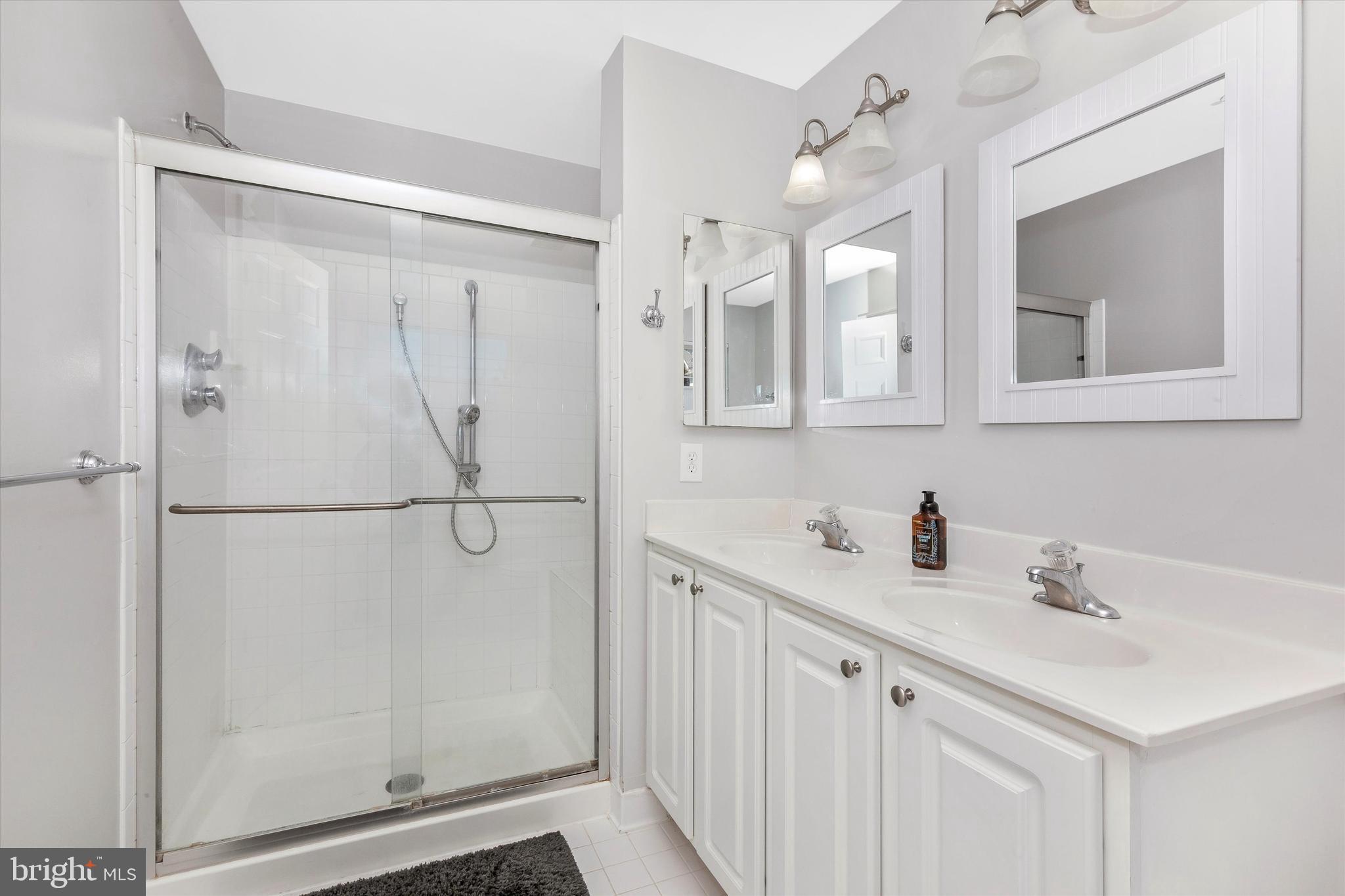1742 Trestle Street Mount Airy, MD 21771 - Photo 34 of 58 a bathroom with a sink mirror and shower