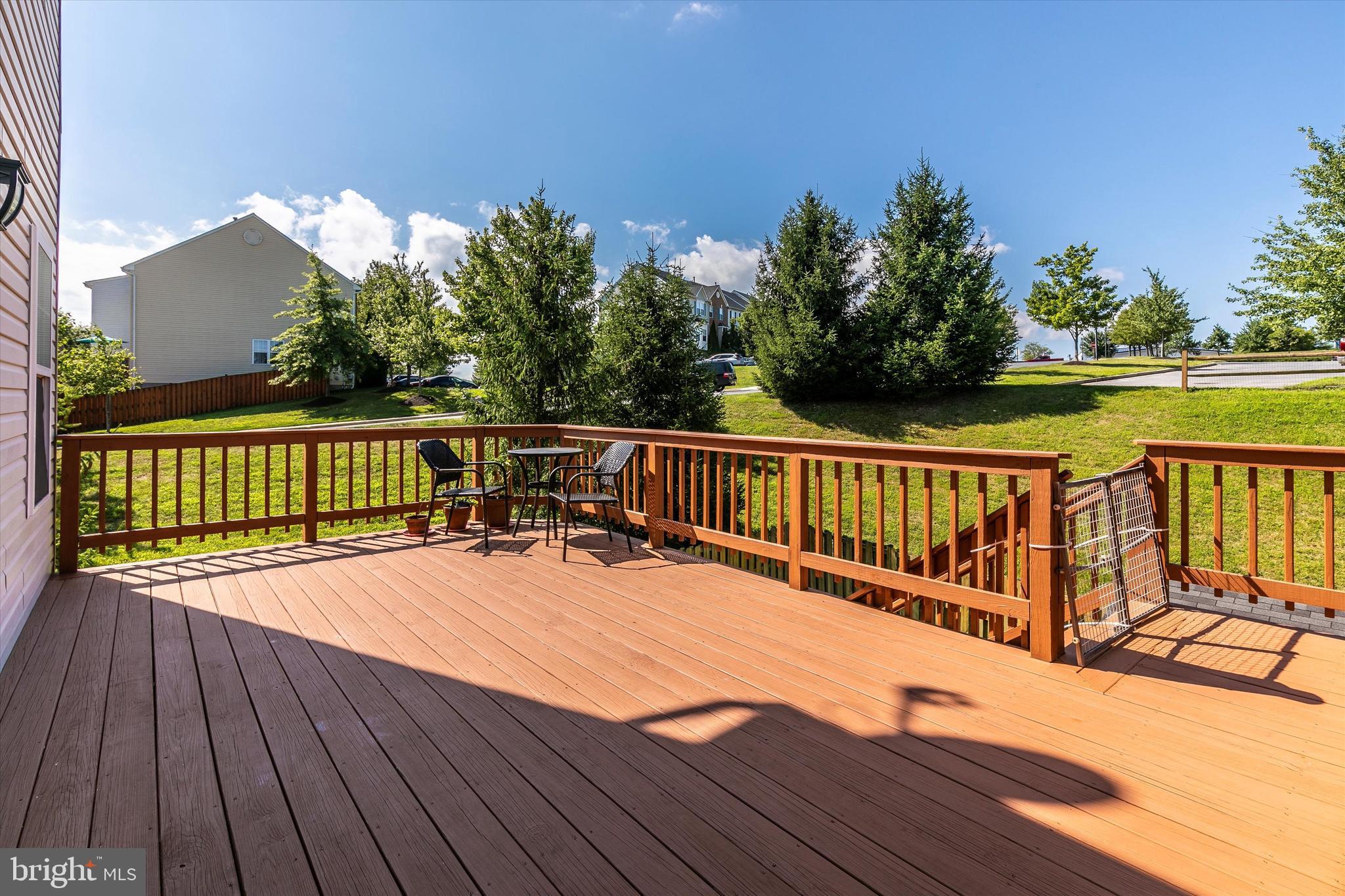 1742 Trestle Street Mount Airy, MD 21771 - Photo 41 of 58 a view of balcony with wooden floor and outdoor space