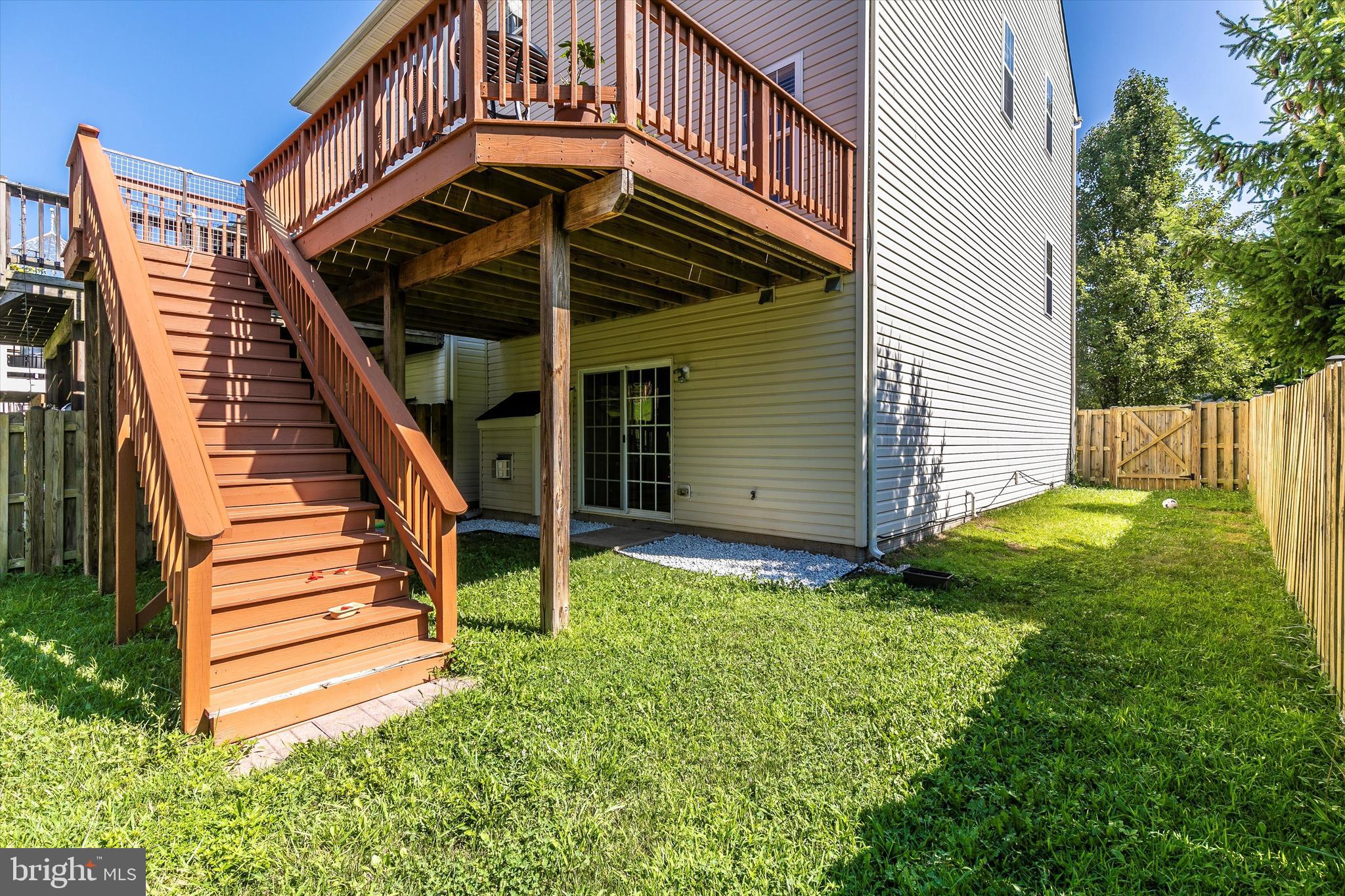 1742 Trestle Street Mount Airy, MD 21771 - Photo 45 of 58 a view of a house with backyard and stairs