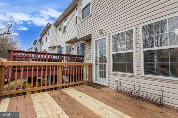 a view of an chairs in the patio