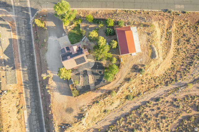1440 West 100 South Virgin, UT 84779 - Photo 44 of 45 Aerial perspective showcasing a property with a main residence and a detached structure