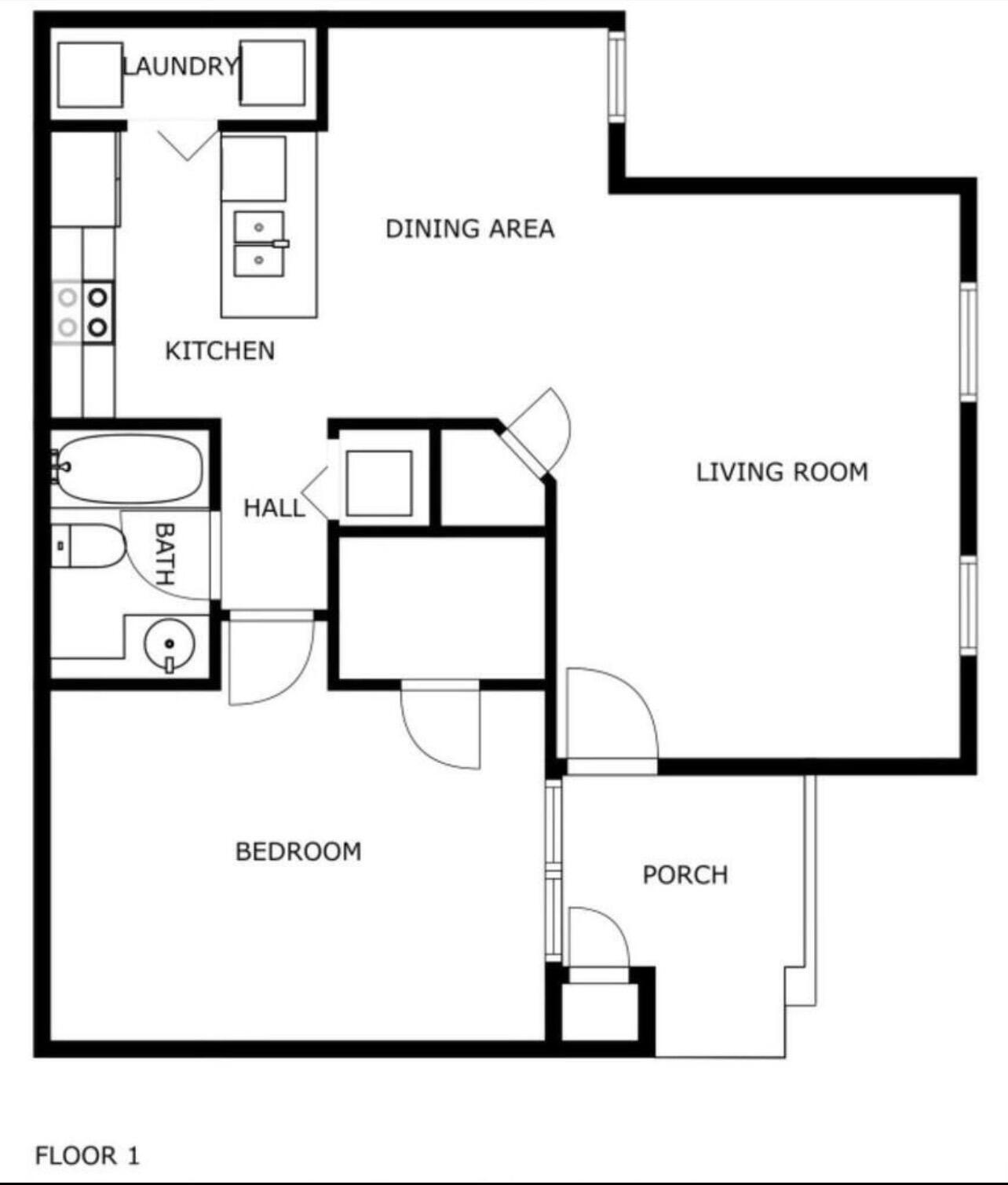1215 Crystal Way, Unit N Delray Beach, FL 33444 - Photo 29 of 29 a picture of a floor plan