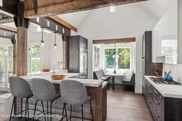 a living room with furniture and window