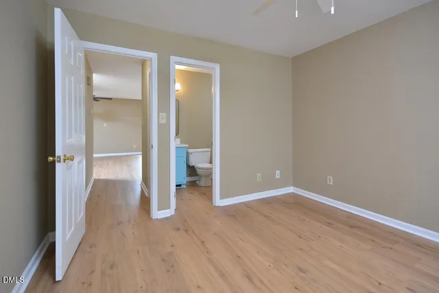 wooden floor in a room