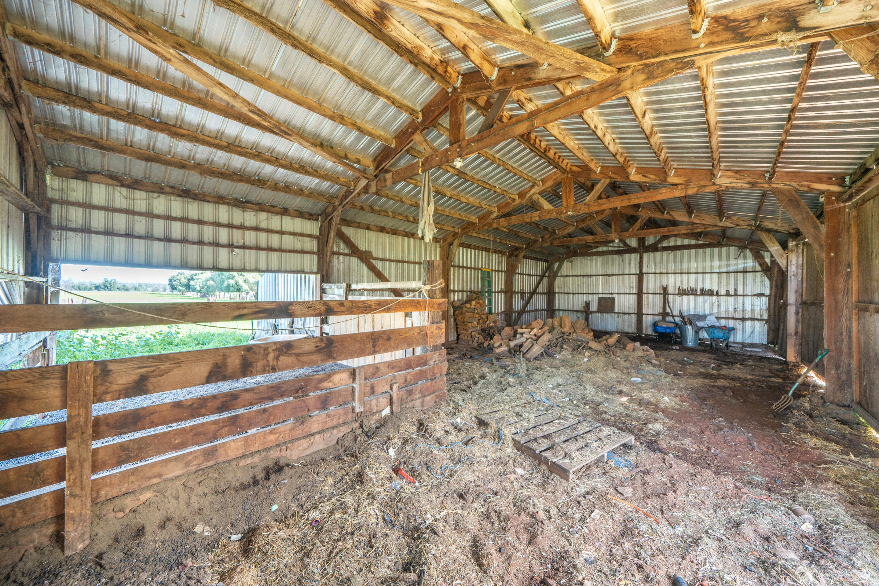 8743 Airport Road Redding, CA 96002 - Photo 31 of 39 BARN INTERIOR