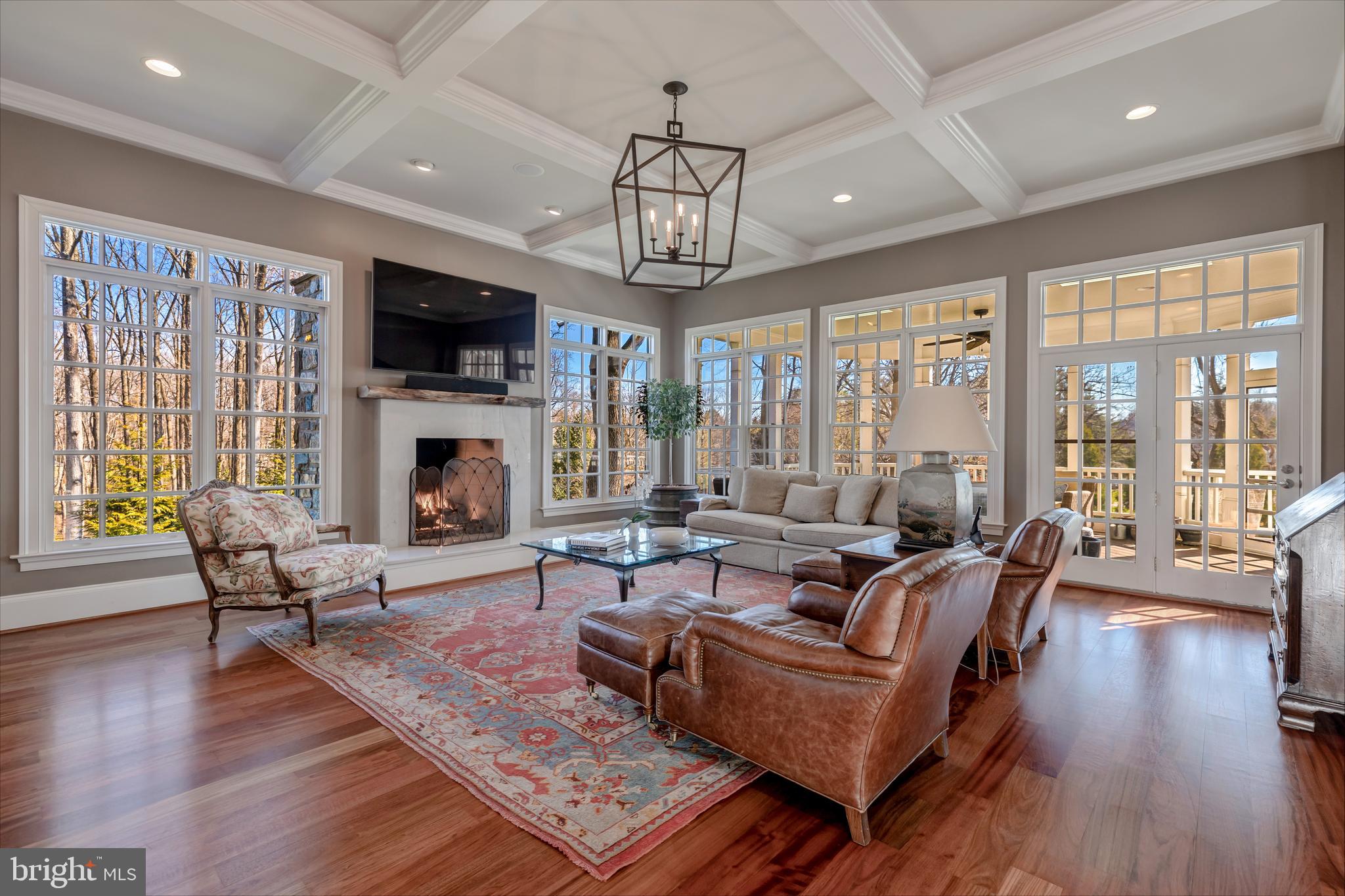 8429 Brook Road McLean, VA 22102 - Photo 11 of 48 Spacious Family Room with Gas Fireplace