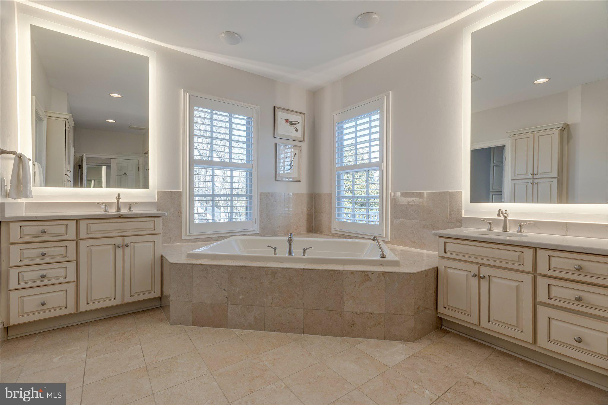 8429 Brook Road McLean, VA 22102 - Photo 19 of 48 Newly Renovated Master Bath with Jacuzzi